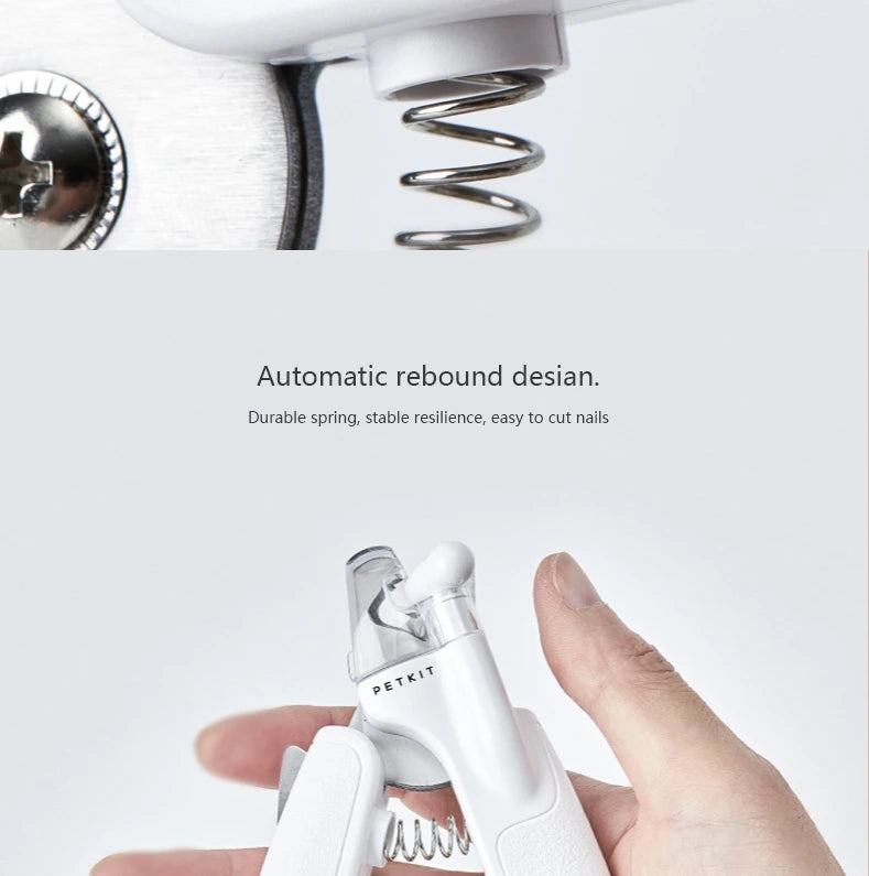 LED Light Pet Nail Clipper Scissors Trimming Tool