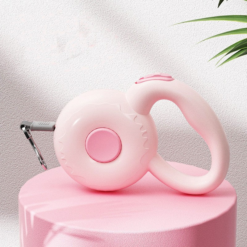Reflective Retractable Pet Leash Durable Rope Design