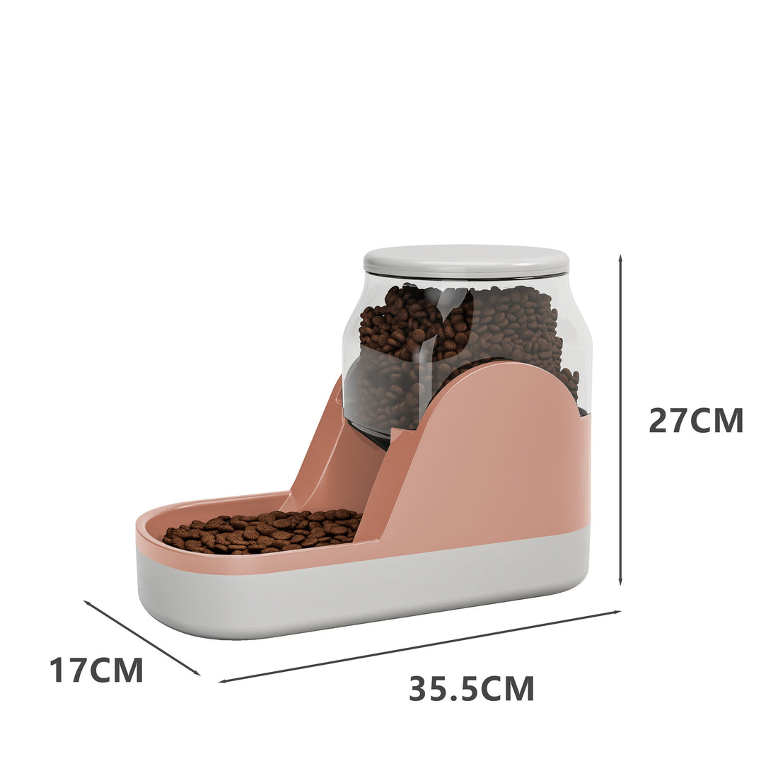 Automatic Pet Food And Water Dispenser With Large Capacity