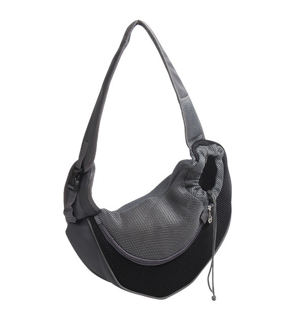 Mesh Oxford Pet Carrier Shoulder Bag For Outdoor Travel And Comfort