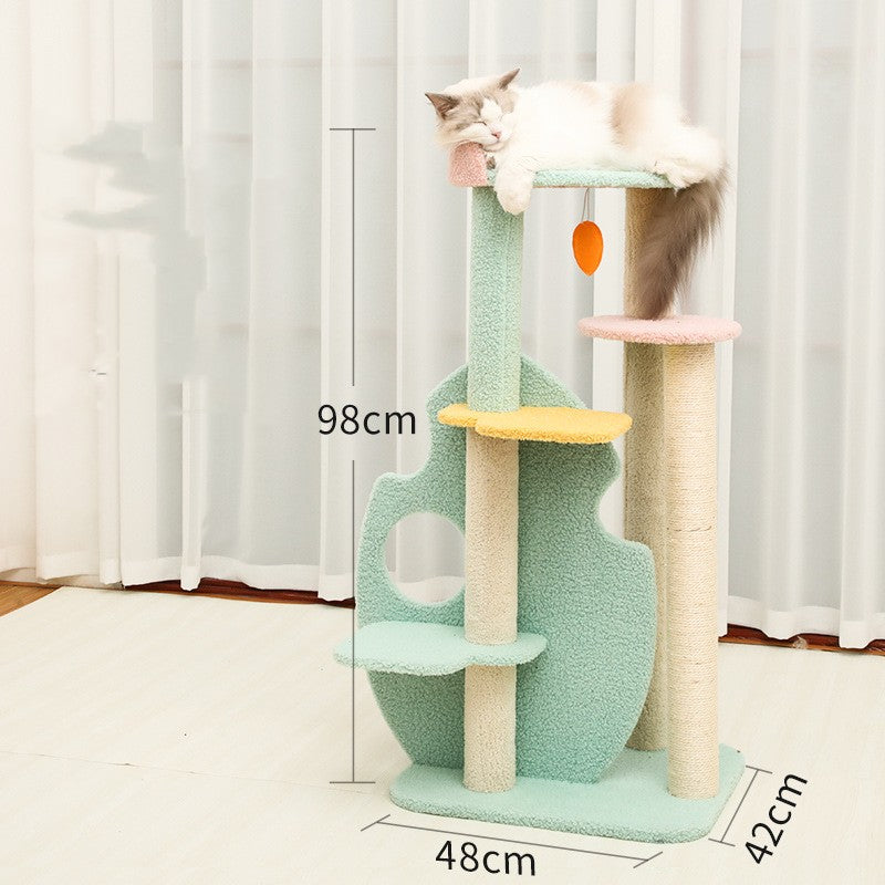 Large Pet Scratching Post Toy For Claw Care And Play