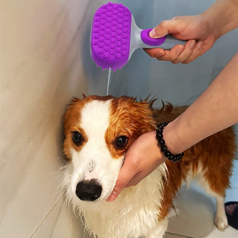Pet Shower Brush For Bath And Hair Cleaning