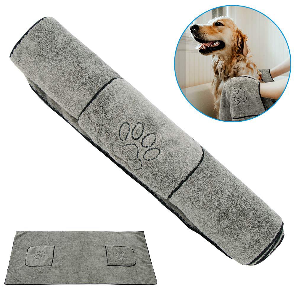 Super Absorbent Large Pet Bathrobe Towel For Quick Drying