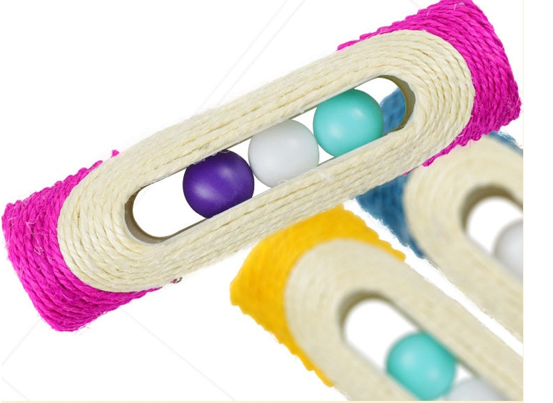 Long Sisal Drum Pet Toy For Scratching And Play