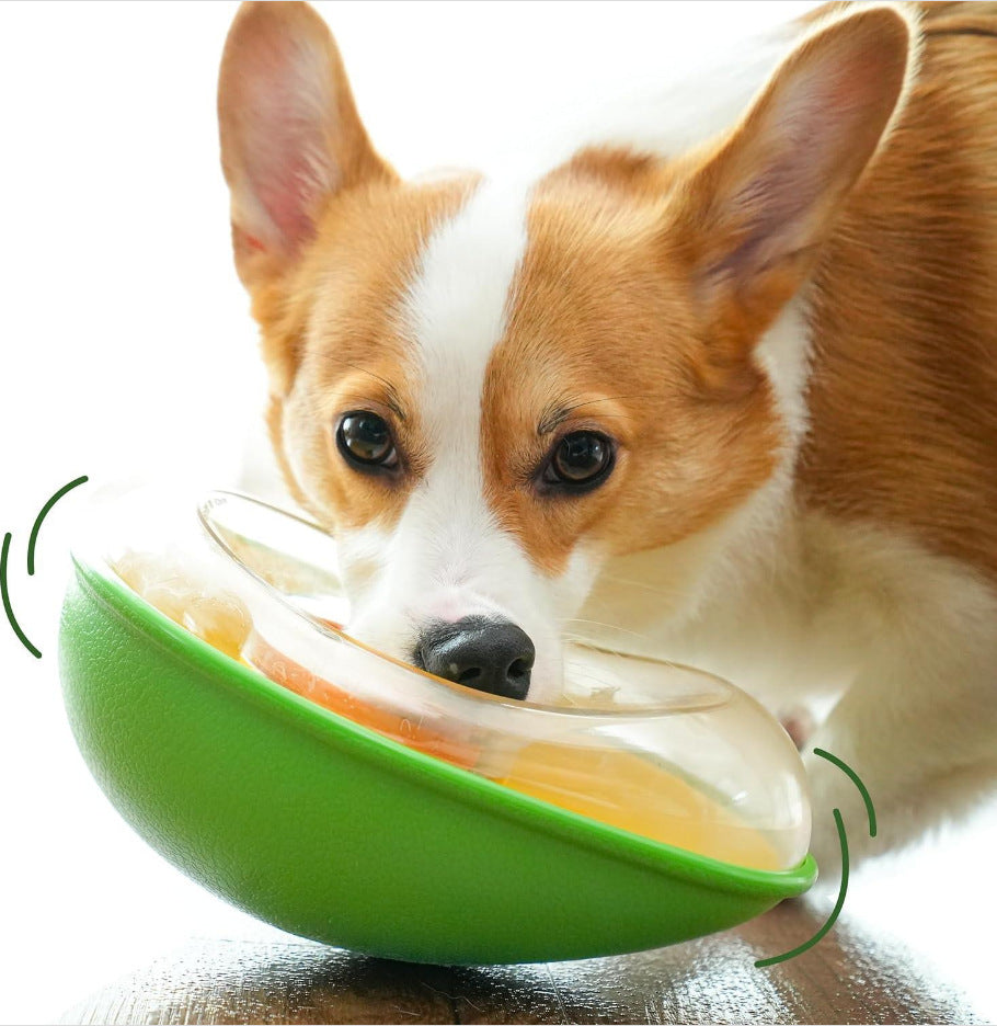 Pet Anti-Tumble Avocado Feeding Bowl