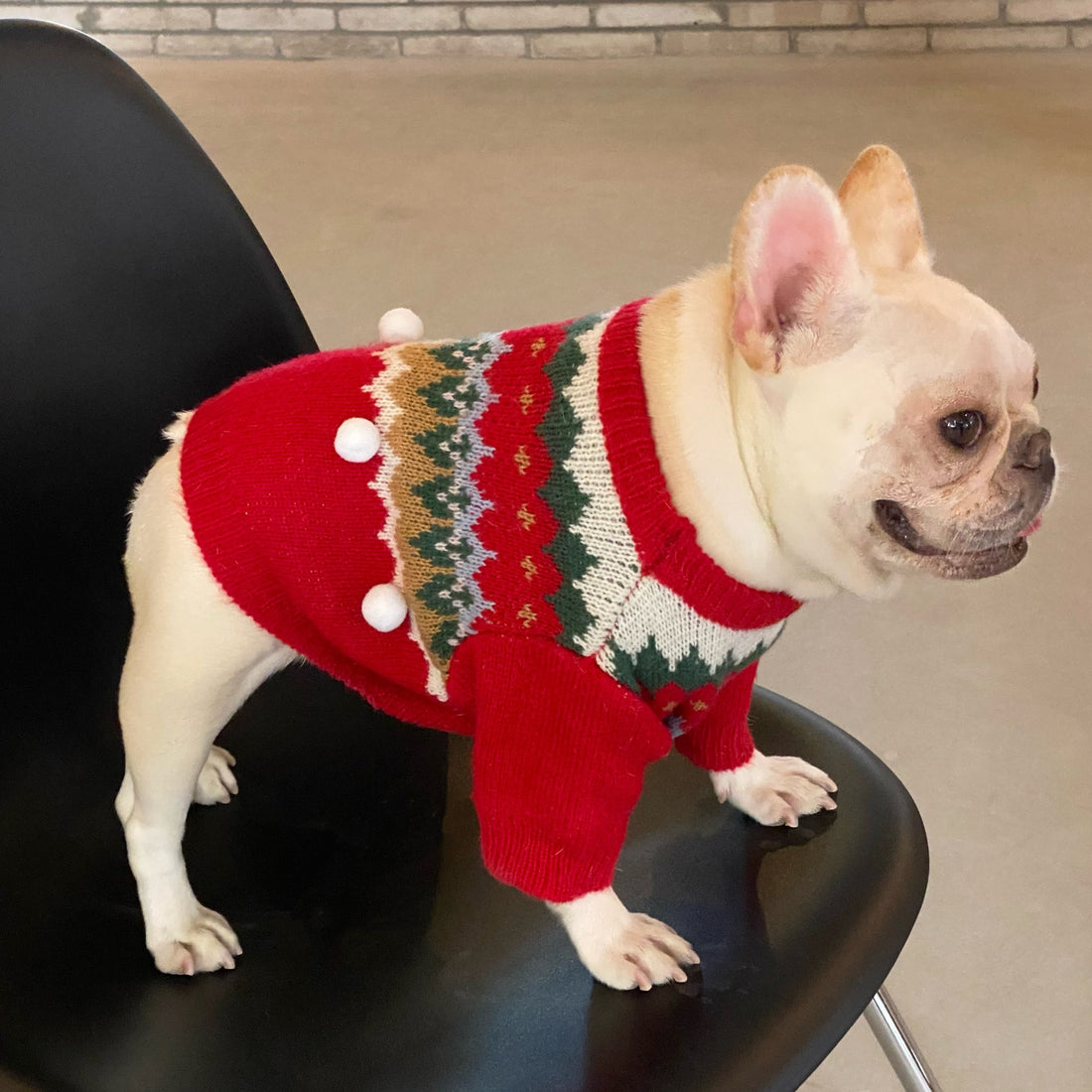Festive Christmas Pet Sweater Holiday Party Apparel Wear
