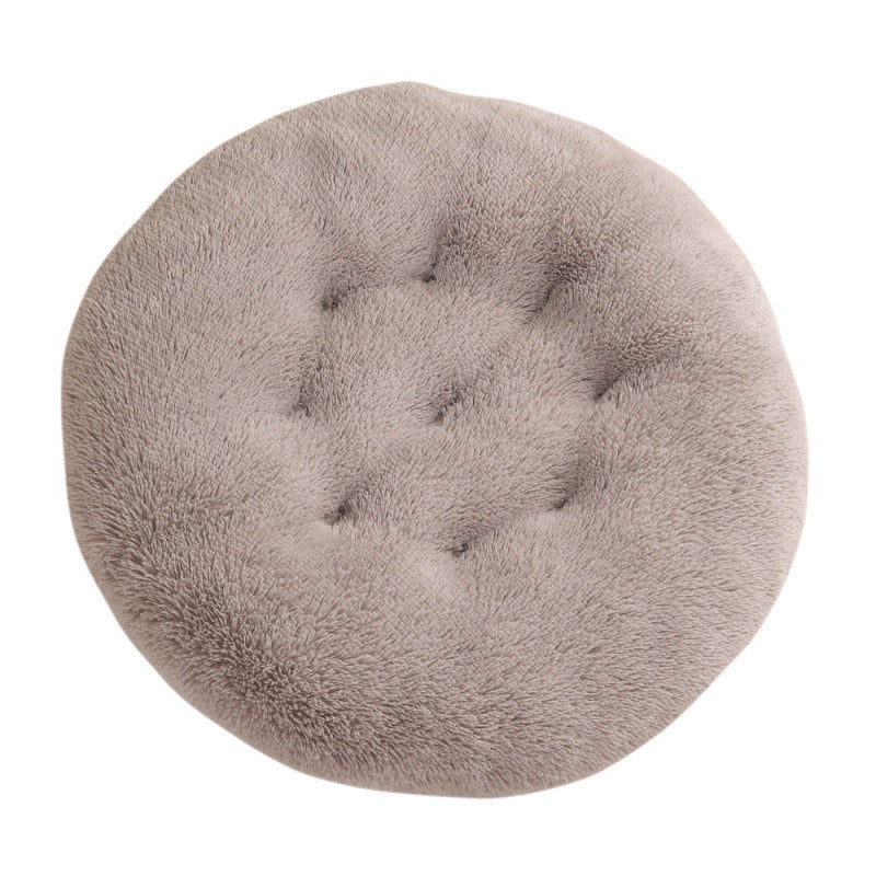 Pet Round Plush Warm Sleep Bed House Mat
