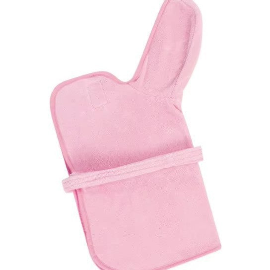 Soft Coral Fleece Wearable Pet Bathrobe Towel