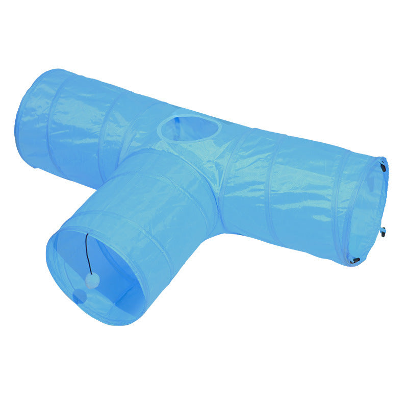 Foldable Pet Tunnel Climbing Toy For Exercise And Play
