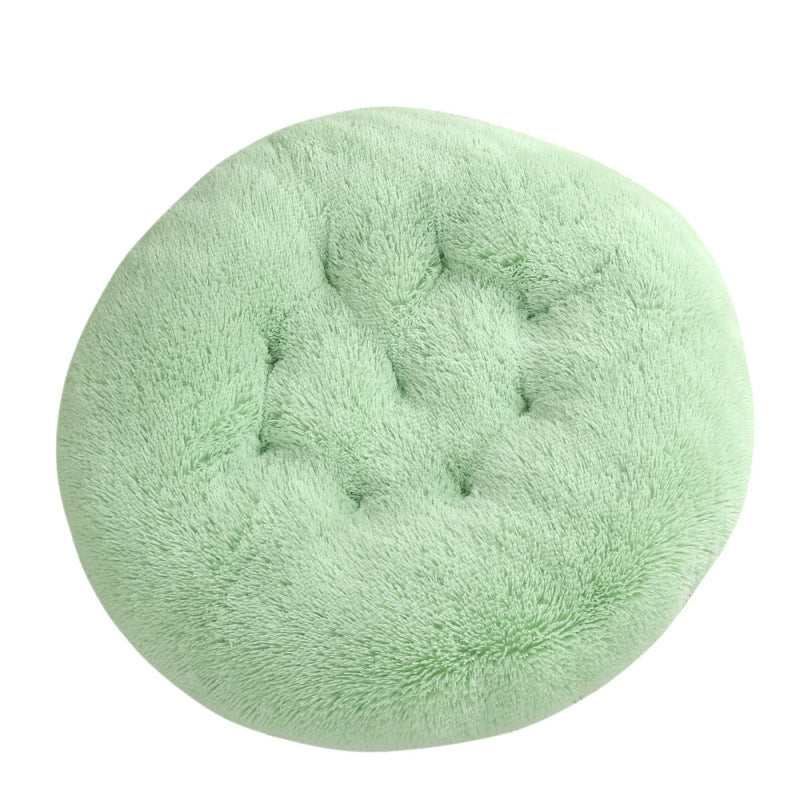 Pet Round Plush Warm Sleep Bed House Mat