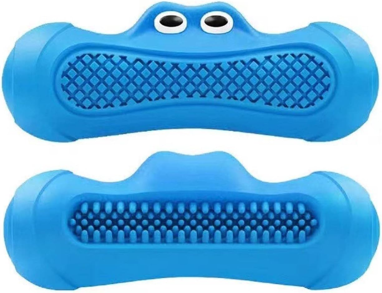 Vocal Rugby Shaped Pet Toy Natural Rubber Bite Resistant