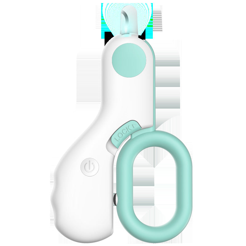 LED Illuminated Mini ABS Pet Nail Trimmer Tool