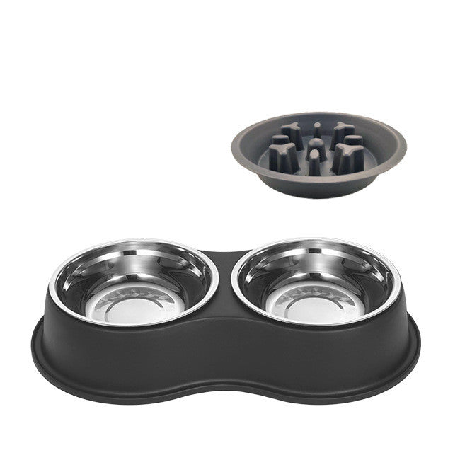 Removable Pet Slow Feeding Bowl Anti Gulp Design