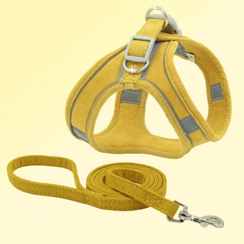 Vest Style Pet Chest Harness Adjustable Walking Leash