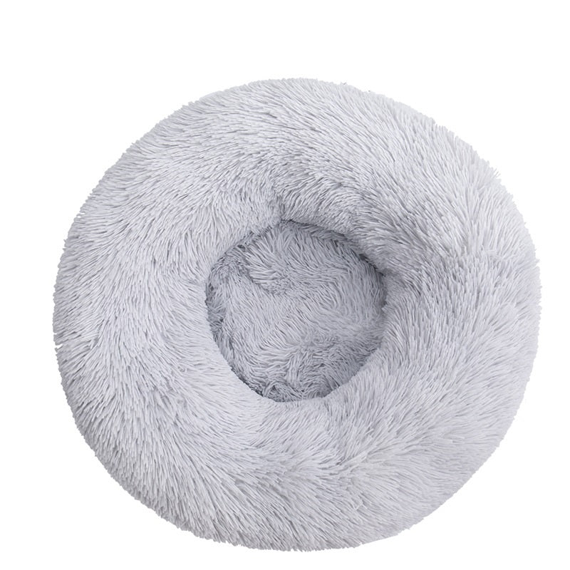 Round Cotton Pet Winter Sleeping Bed For Warm Comfort