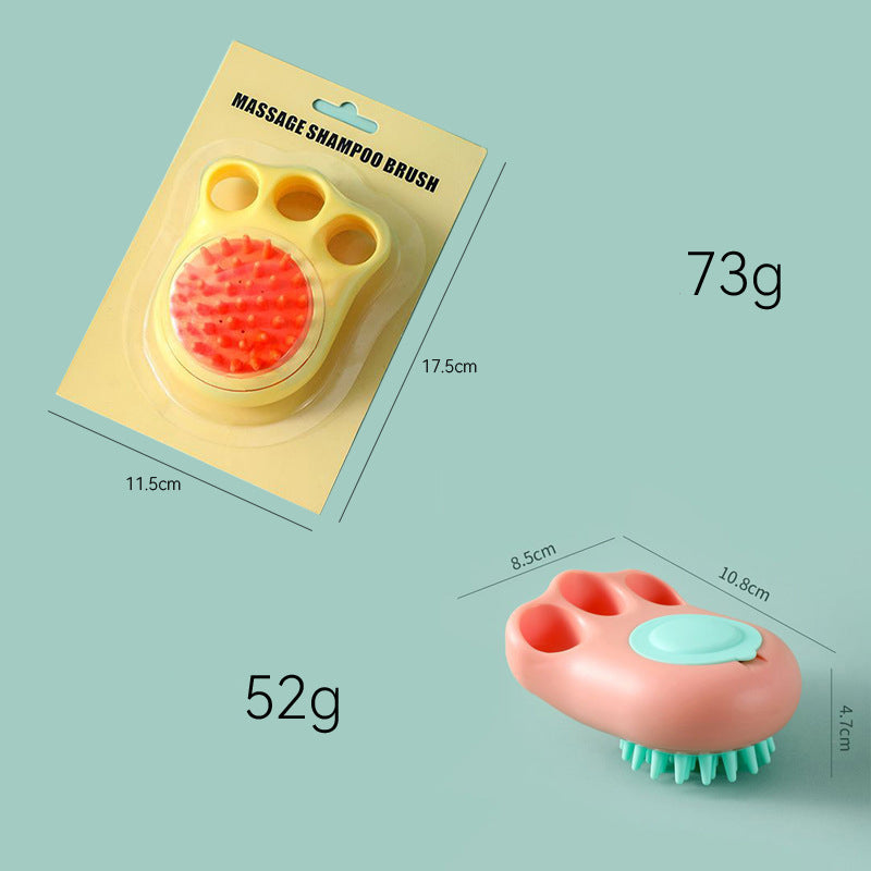 Pet Claw Care Bath Massage Brush For Grooming