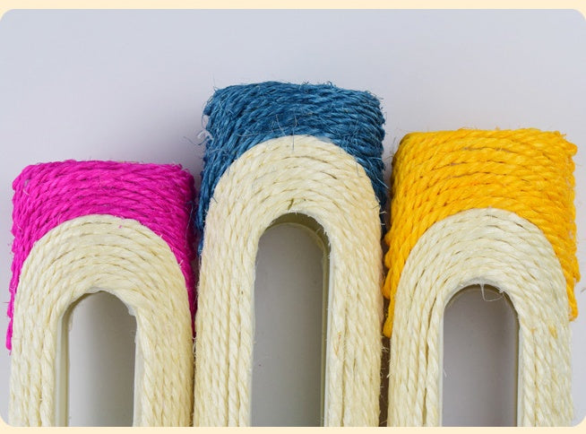 Long Sisal Drum Pet Toy For Scratching And Play