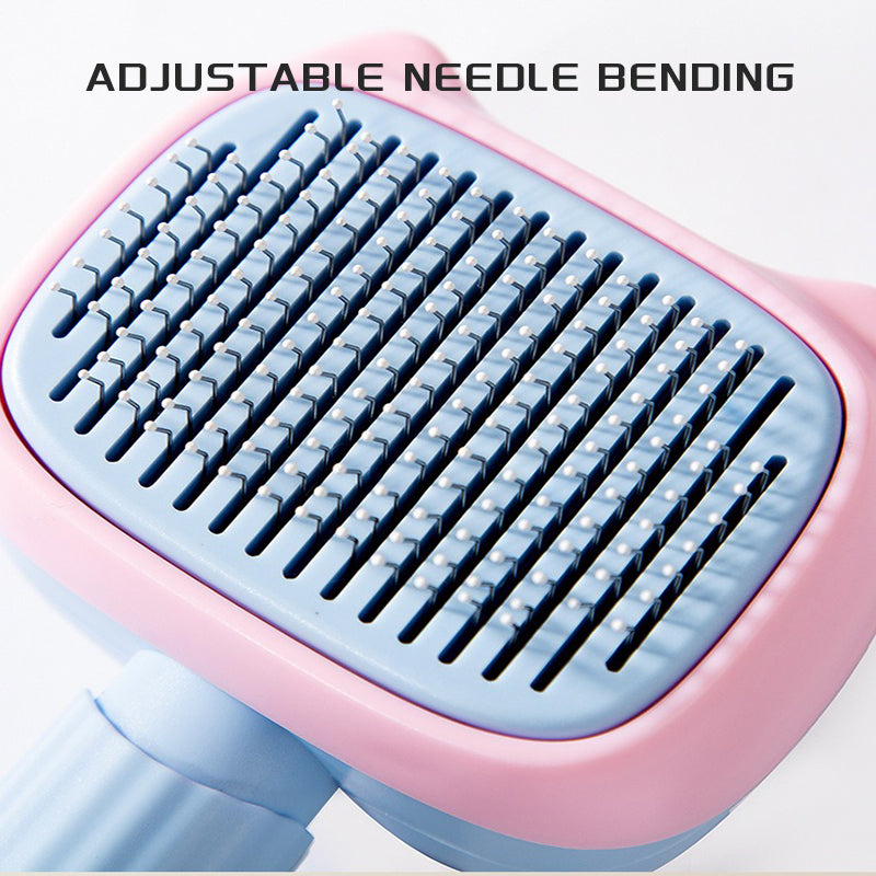 Pet Deshedding Grooming Brush For Hair Removal And Shedding Control