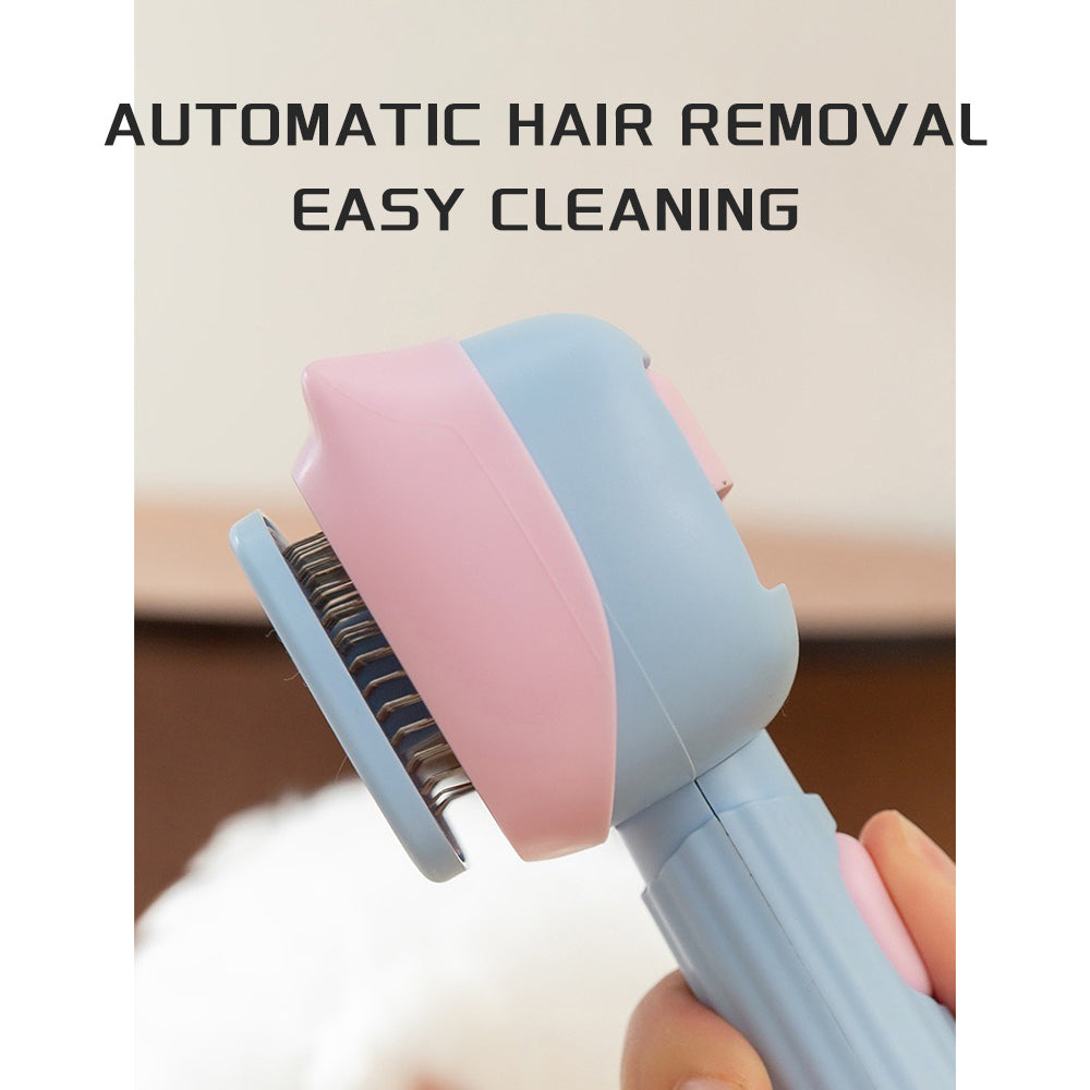 Pet Deshedding Grooming Brush For Hair Removal And Shedding Control