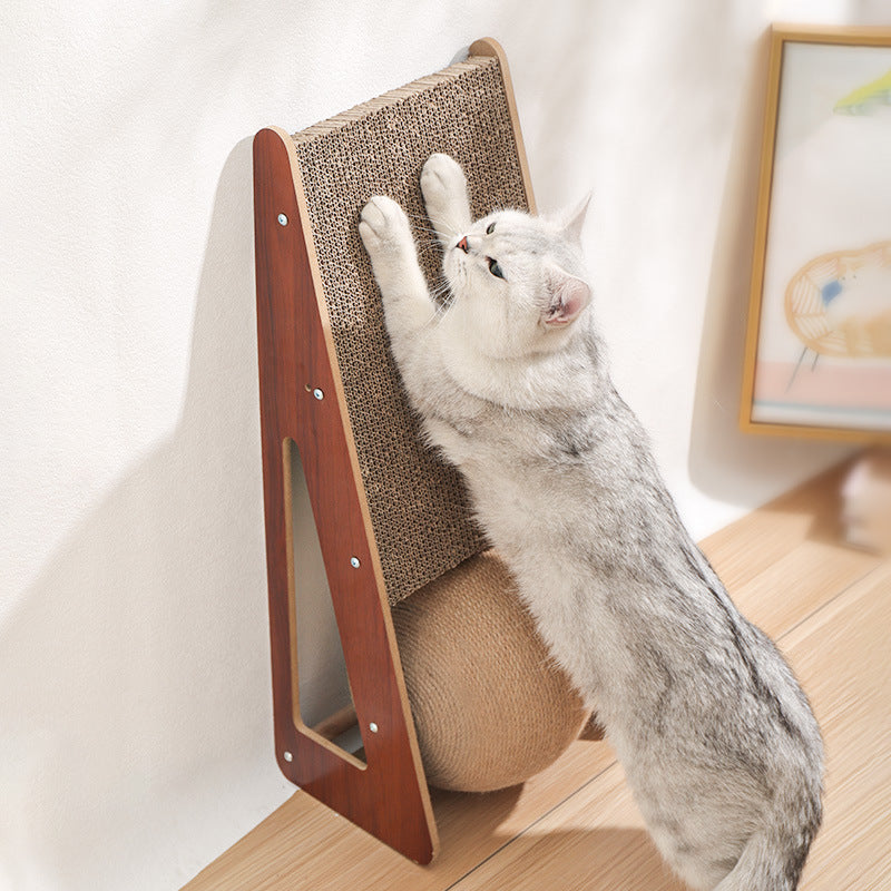 Corrugated Paper Pet Scratching Board Toy