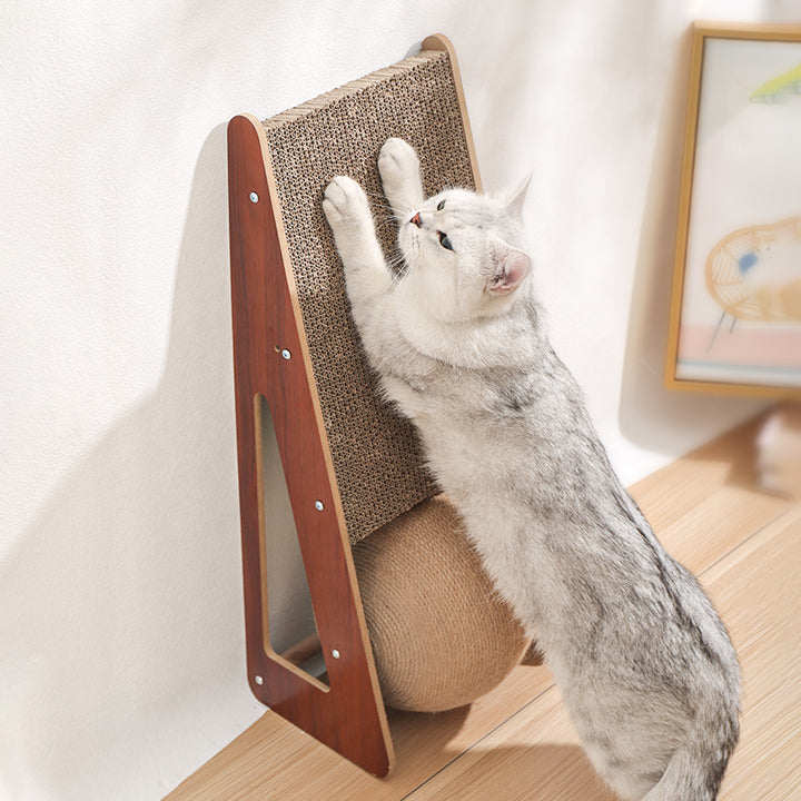 Corrugated Paper Pet Scratching Board Toy