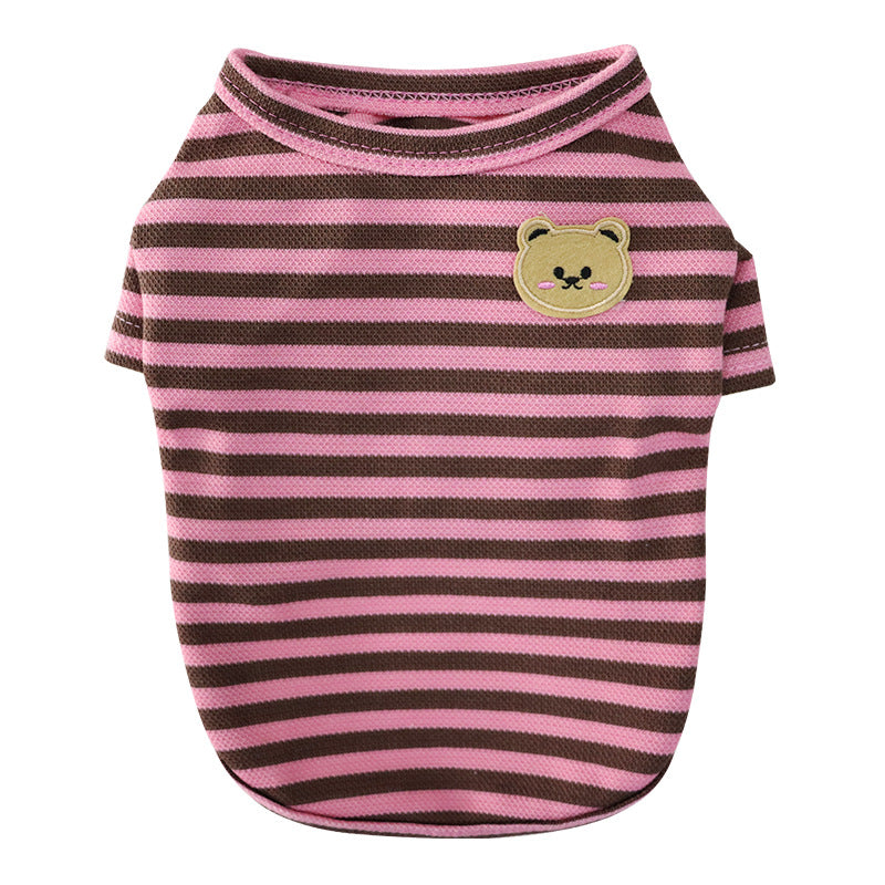 Breathable Summer Pet T Shirt For Comfort