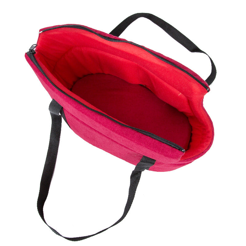 Pet Carrier Bag Portable Mesh Breathable Foldable Travel Transport Bag