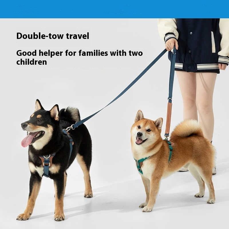 Pet Multifunctional Chest Strap Rope Leash Explosion Proof Design